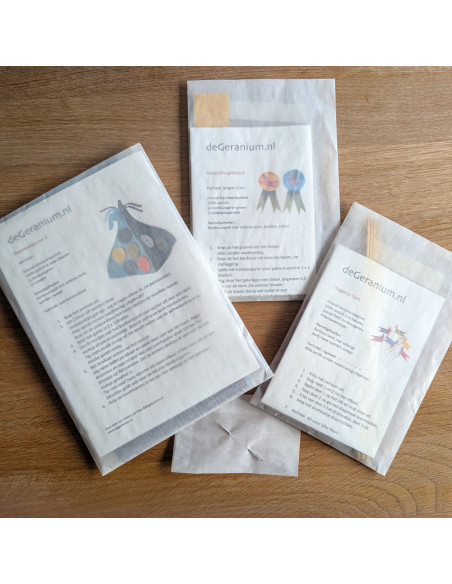 DIY Viltpakket - Verjaardagsset Feestelijk Kleur (Set van 3)