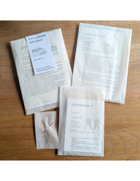 DIY Viltpakket - Seizoenstafel Lente & Bloesem Wit (Set van 3)