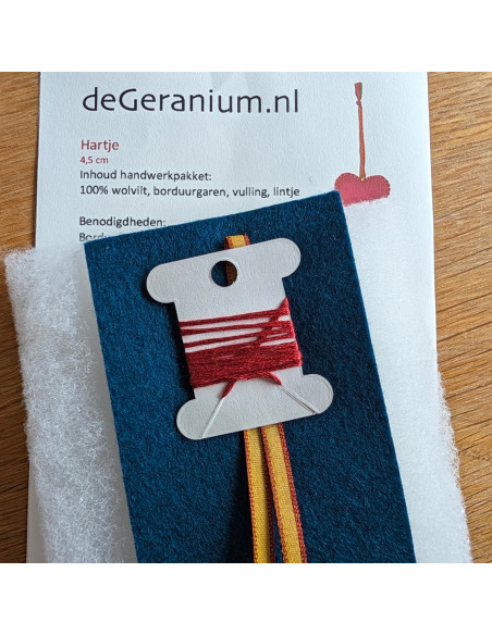 DIY Viltpakket - Seizoenstafel Lente & Bloesem Donker (Set van 3)