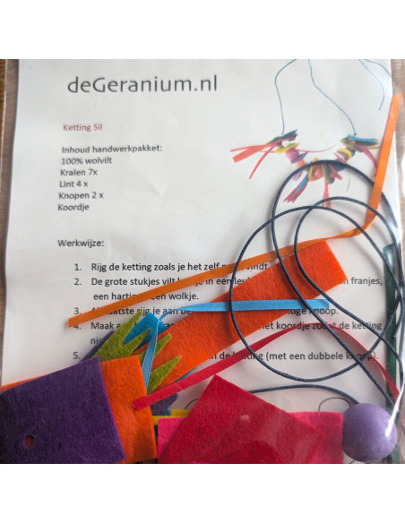 DIY Viltpakket - Feest & Decoratie Vrolijk (Set van 4)