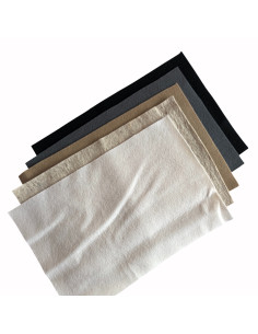Wolvilt Pakket – Neutrale Basistinten (5 lapjes 20x30 cm)