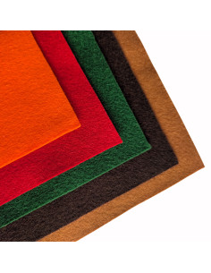 Wolvilt Pakket – Herfst (5 lapjes 20x30 cm) 2