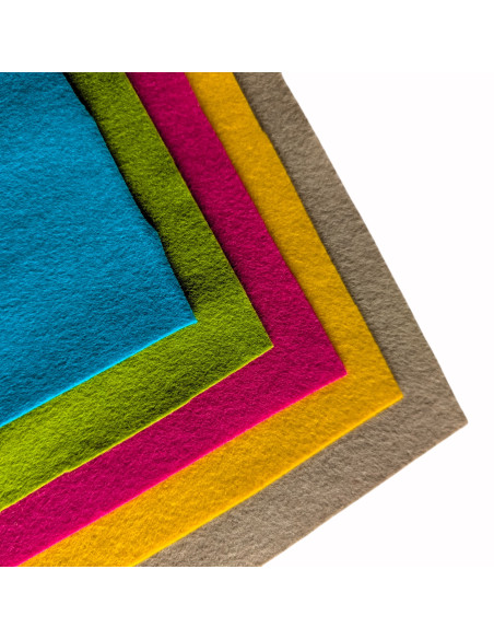 Wolvilt Pakket – Zomer (5 lapjes 20x30 cm)