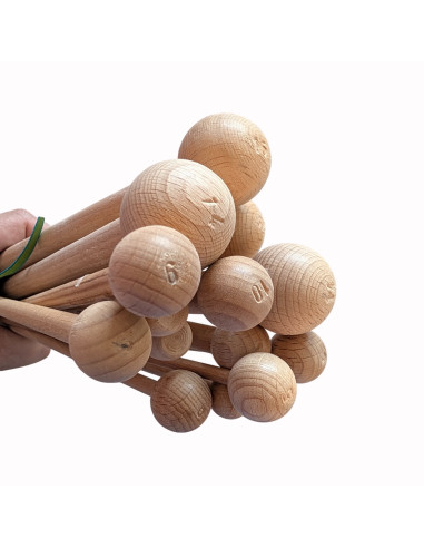 Houten Breinaaldenset (7 paren: 5 t/m 15 mm)