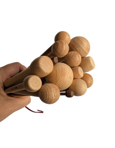 Houten breinaalden masterset (8 paren: 14 - 3.25/3.75 mm) 2
