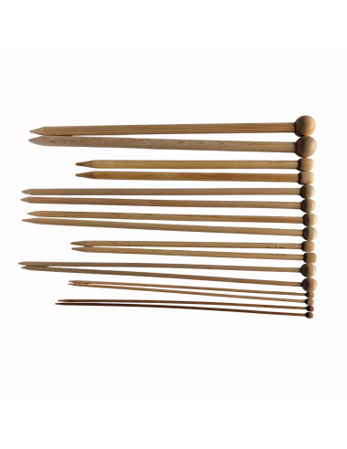 Houten breinaalden masterset (8 paren: 14 -...