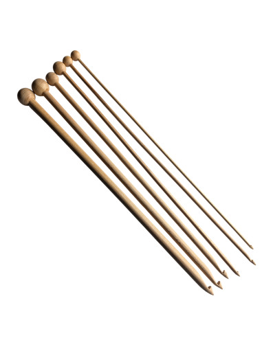 Allround set haaknaalden met knop (6 stuks)