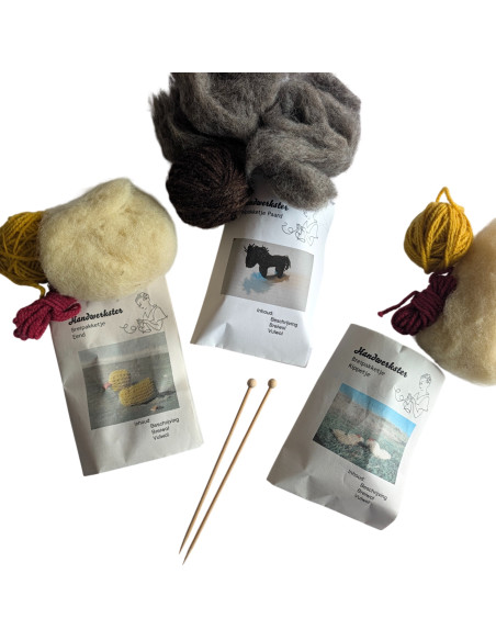 Breipakket boerderijdieren trio paard