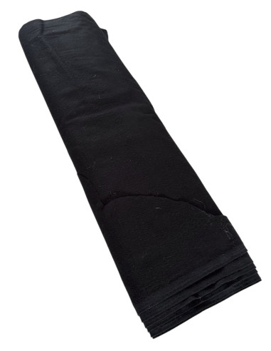 Katoenen stof zwart – 140 cm x 6,5 meter