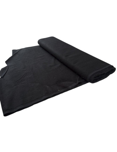 Katoenen stof zwart – 140 cm x 6,5 meter