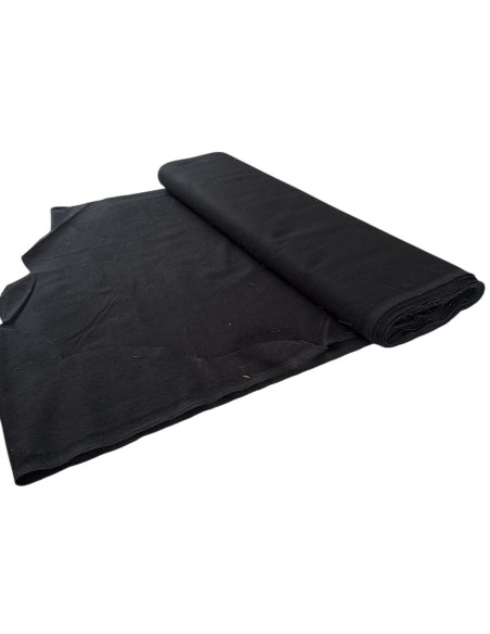 Katoenen stof zwart – 140 cm x 6,5 meter