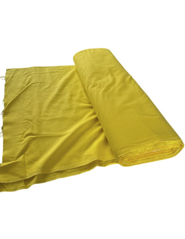 Katoenen stof geel – 140 cm x 7,5 meter