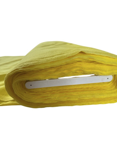 Katoenen stof geel – 140 cm x 7,5 meter