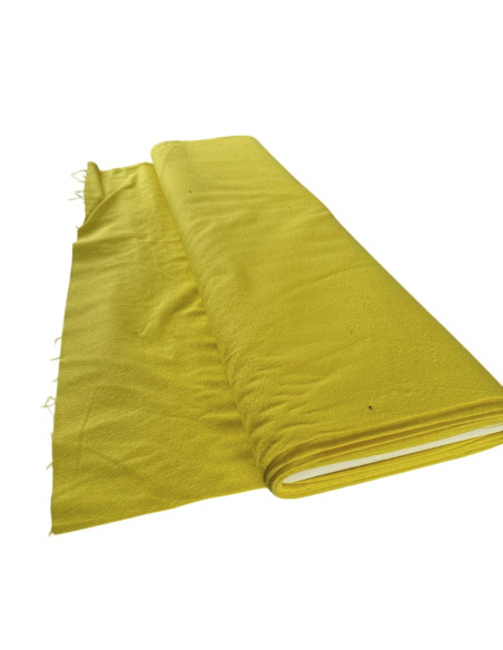 Katoenen stof geel – 140 cm x 2,5 meter