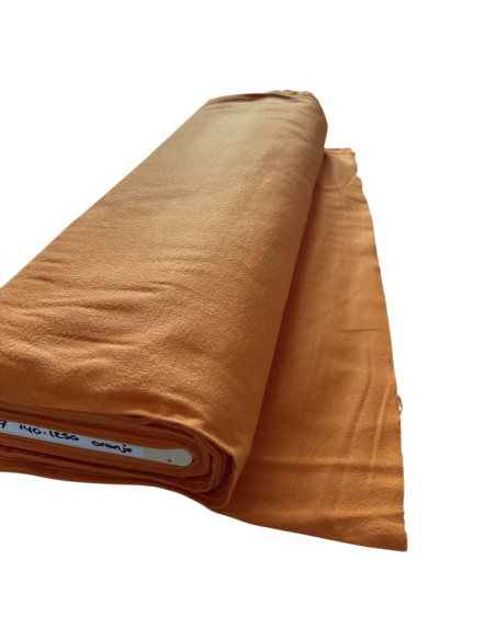 Katoenen stof oranje – 140 cm x 12,5 meter