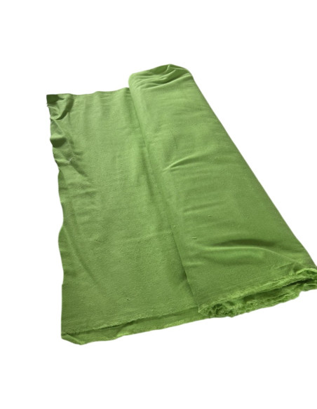 Katoenen stof frisgroen – 140 cm x 3,75 meter