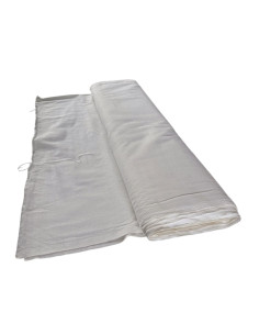 Katoenen stof wit – 140 cm x 5 meter 2