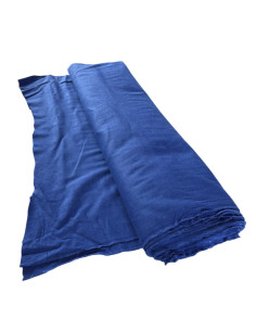 Katoenen stof blauw – 140 cm x 5 meter 2