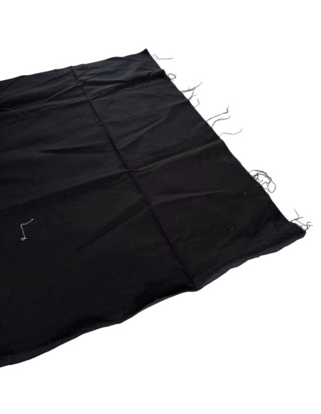 Katoenen stof zwart – 65 x 190 cm