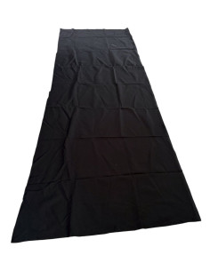 Katoenen stof zwart – 65 x 190 cm 2