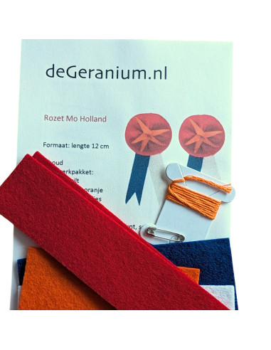 DIY Viltpakket - Oranje boven (Set van 3)