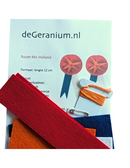 DIY Viltpakket - Oranje boven (Set van 3)