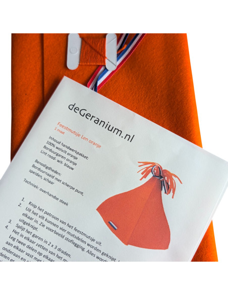 DIY Viltpakket - Oranje boven (Set van 3)