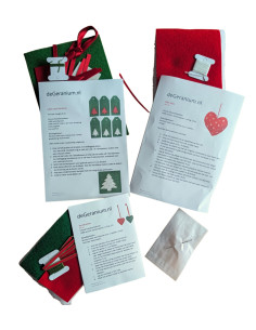 DIY Viltpakket - Kerst (Set van 3) 2