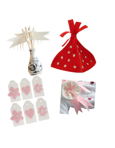 DIY Viltpakket - Feest & Verjaardag Roze (Set...