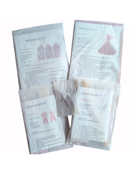 DIY Viltpakket - Feest & Verjaardag Roze (Set van 4)
