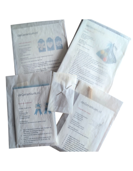 DIY Viltpakket - Feest & Verjaardag Blauw (Set van 4)