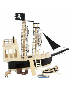 Piratenschip met poppetjes 2