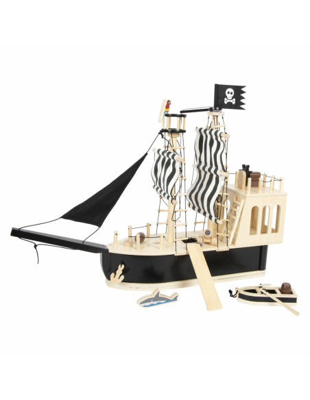 Piratenschip met poppetjes