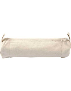 Blanco Katoenen Etuis met Rits (Set van 5)
