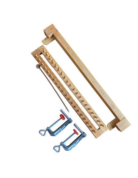 Houten Breihark Systeem - 42 cm (Inclusief Frame & Tafelklemmen)