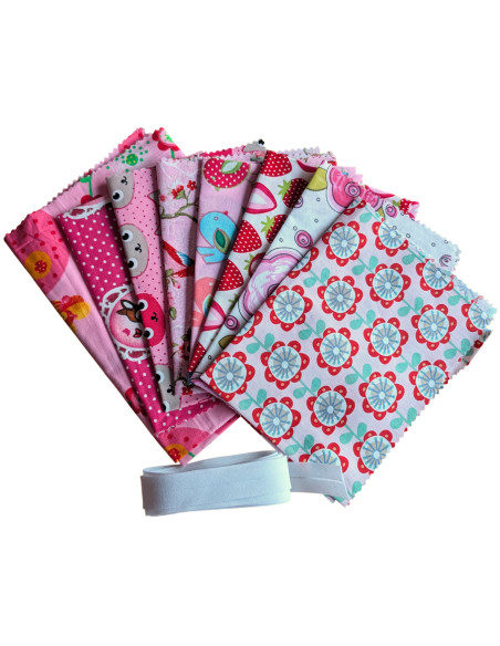 DIY Vlaggenlijn Naaipakket - Roze