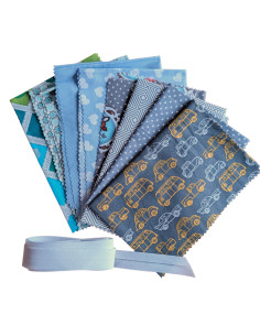 DIY Vlaggenlijn Naaipakket - Blauw