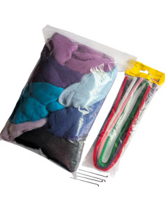 Sprookjeswol XL koele kleuren (250 gram)
