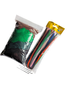 Sprookjeswol Restjes natuur (100 gram)