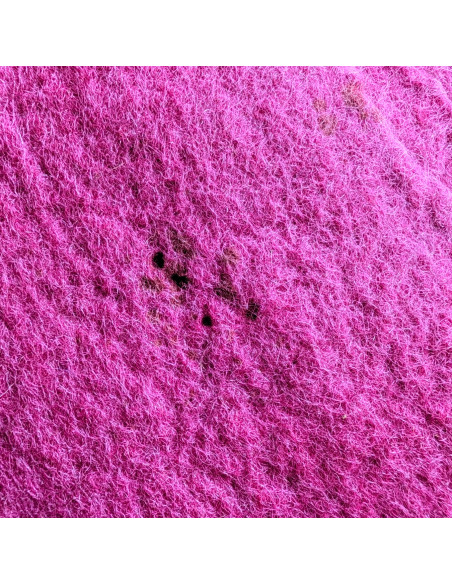 Genatvilt wollen speelkleed fuchsia