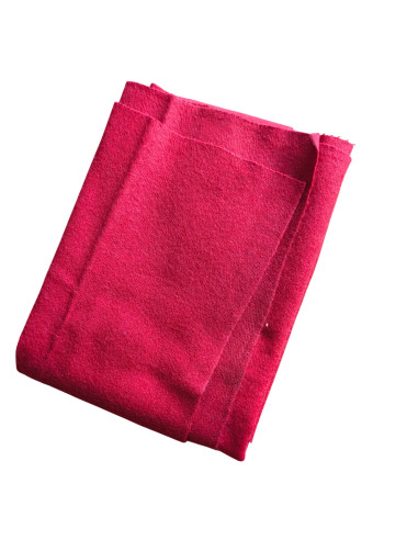 Gevilte Wol rood
