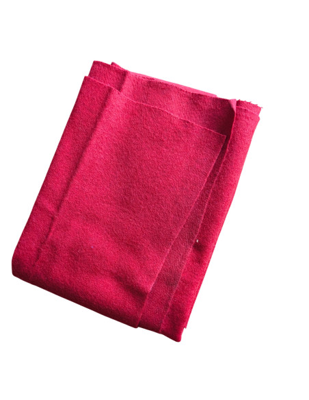 Gevilte Wol rood