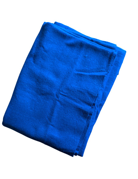 Gevilte wol blauw