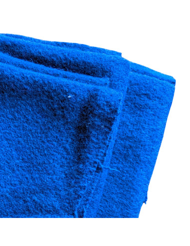 Gevilte wol blauw