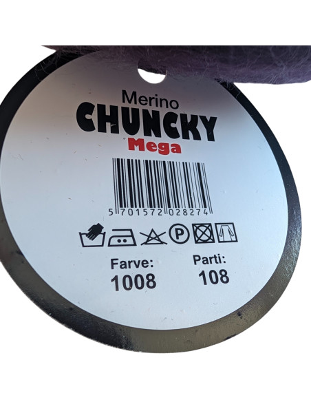 Mayflower Chunky Mega 100% Merino Lontwol Paars