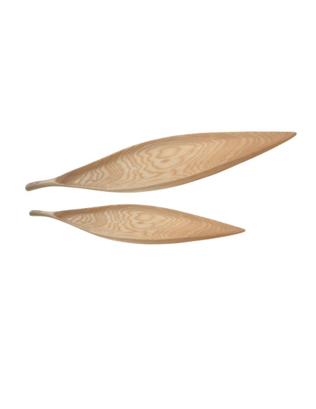 Houten Bladschaal / Serveerplank Set