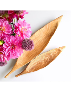 Houten Bladschaal / Serveerplank Set 2