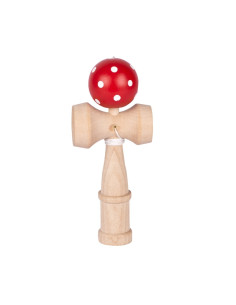 Kendama rood met wit 2