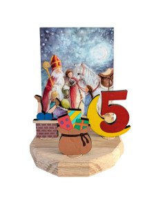 Zak met cadeaus steker 2