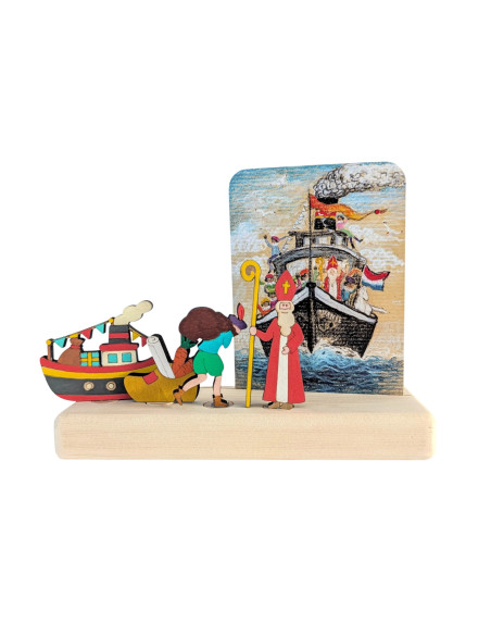 Stoomboot steker
